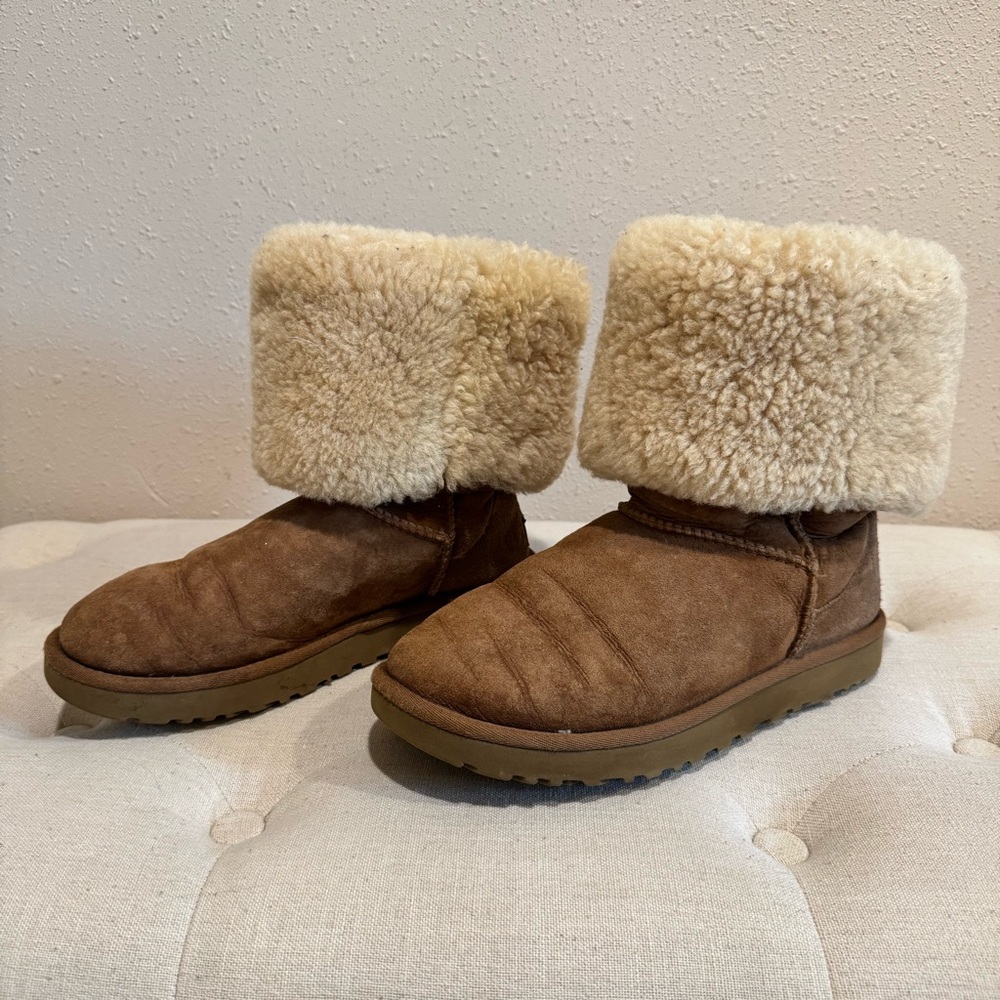 UGG Classic Tall Brown Boots 8 - Picture 4 of 14